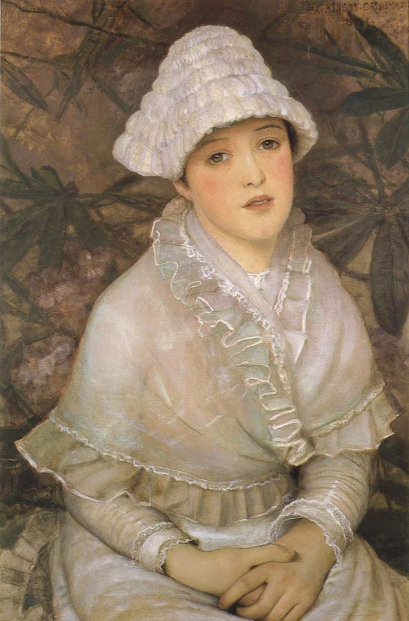 Atkinson Grimshaw My Wee White Rose